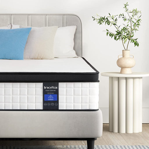 Breathable 10-Inch Queen Hybrid Mattress