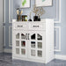 Storage Cabinet with Drawers Buffet Server
