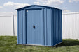 Classic Steel Storage Shed, 6X5, Blue Grey