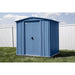 Classic Steel Storage Shed, 6X5, Blue Grey