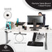 L-Shaped Electric Standing Desk with Triple Motors
