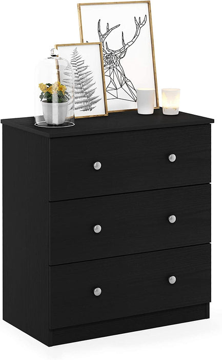 Blackwood 3-Drawer Simple Dresser