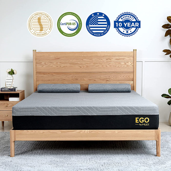 Darkgray Twin XL Memory Foam Mattress