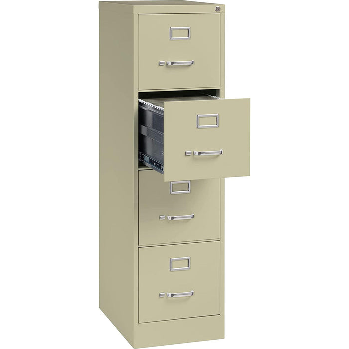 Commercial 4 Drawer Vertical File Cabinet - Putty