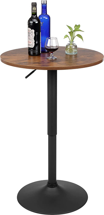 Rustic Adjustable Bar Table for Living Room