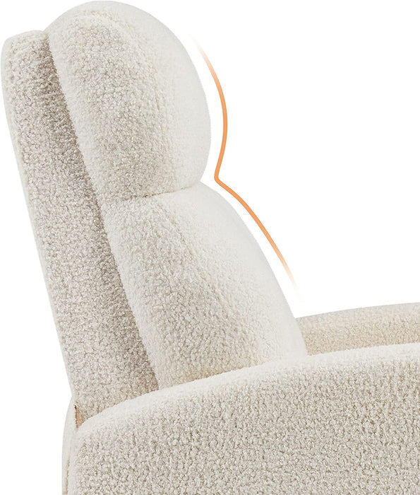 Fabric Recliner Chair, Single Sofa, Ivory