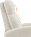 Fabric Recliner Chair, Single Sofa, Ivory