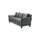 Liston 78.8" round Arm Tufted Sofa