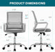 Ergonomic Mesh Office Chair with Adjustable Features