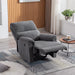 Power Recliner Chair, Electric, Breathable Fabric, Gray