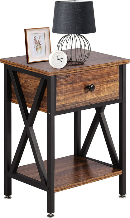 Versatile X-Design Brown Nightstand