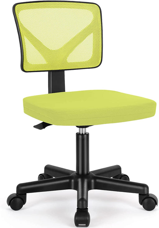 Ergonomic Green Swivel Chair for Small Spaces