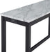 Blue Velvet Bar Table with 3 Stools, Faux Marble