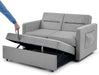 Adjustable Back Sofa Bed with Storage Pockets