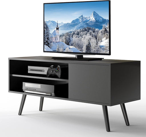Modern Black TV Stand for 50″ Flat Screens