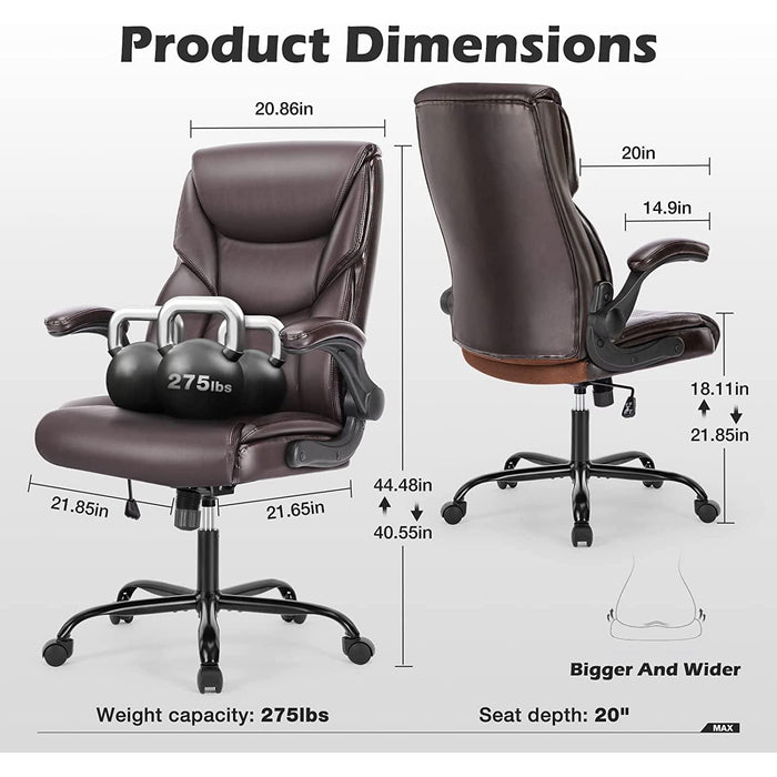 Ergonomic Executive Chair with High Back Support