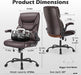 Ergonomic Executive Chair with High Back Support