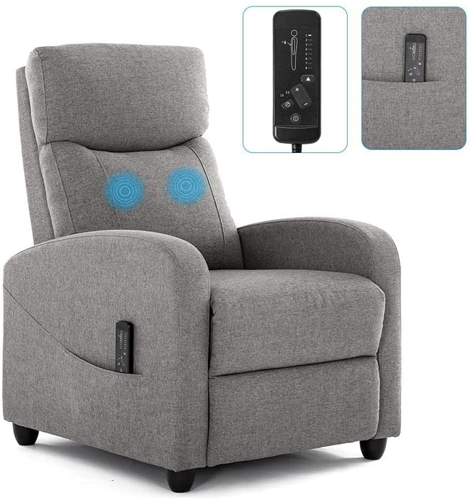 Fabric Massage Recliner Chair with Lazy Boy Recliner