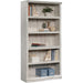 White Plank Bookcase with 5 Shelves