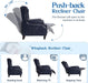 Wingback Recliner Chair with Massage and Heat (PU Leather)