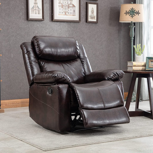 Leather Manual Recliner Chair for Living Room