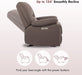 Performance Fabric Electric Glider Reclining Chair