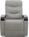 Fabric Power Swivel Glider Rocker Recliner Chair (Light Grey)