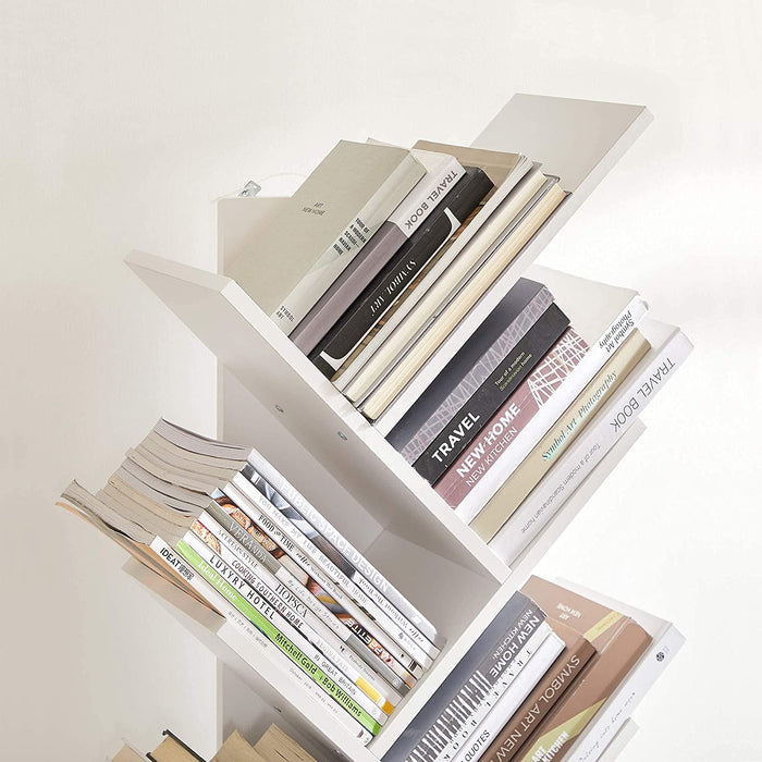 8-Tier Tree Bookshelf for Small Spaces