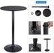 Bistro Pub Table with MDF Top, Black