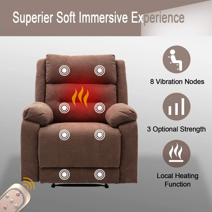 Massage Recliner Sofa Armchair with Heat