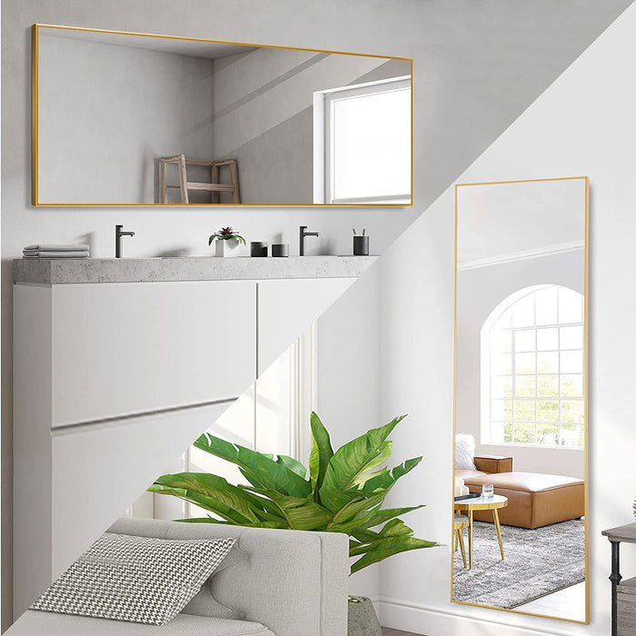 Gold Full Length Floor Mirror