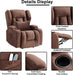 Power Recliner Chair with Vibration Massage