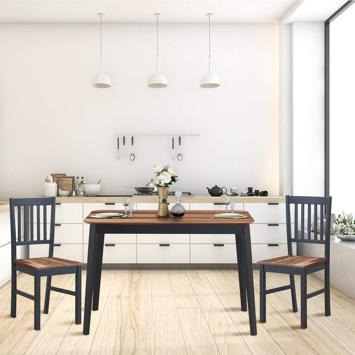 CHEFJOY Wooden Kitchen Dining Table