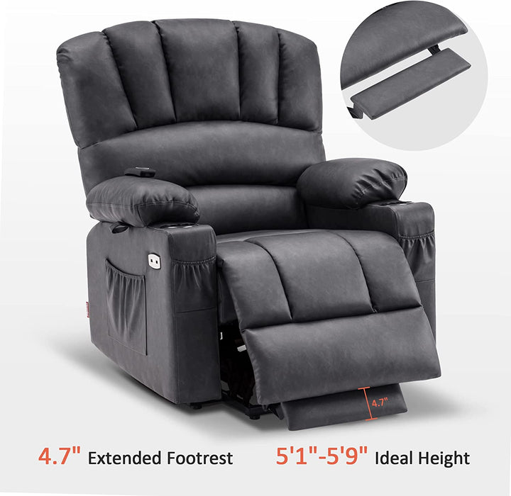 Electric Power Lift Recliner Chair Sofa with Massage and Heat