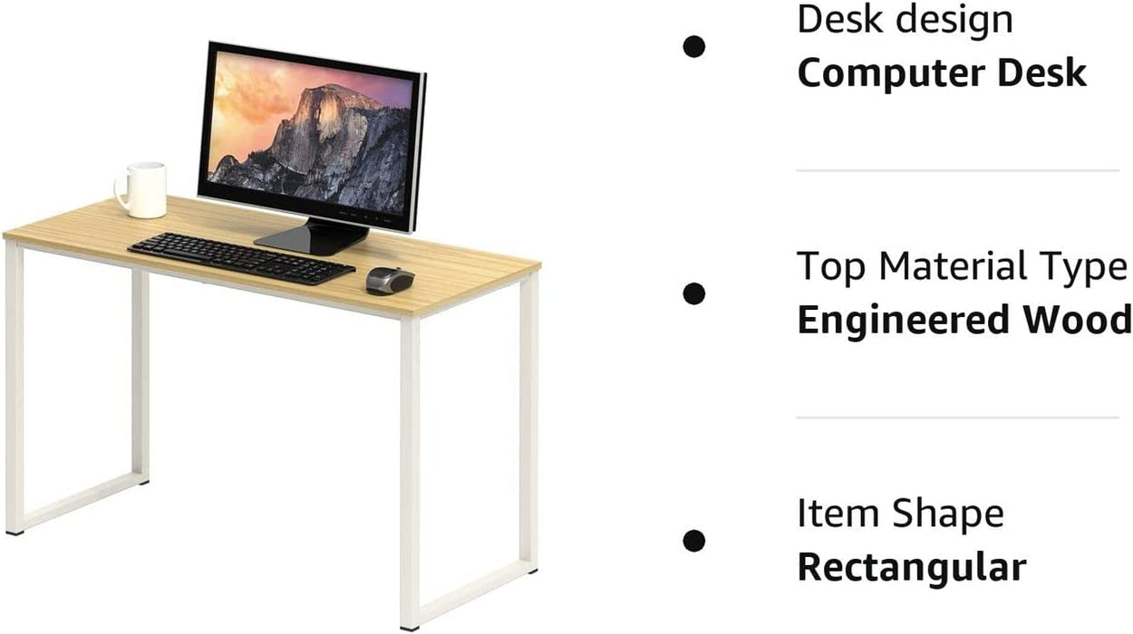 Oak Computer Desk for Home Office (8 Words)