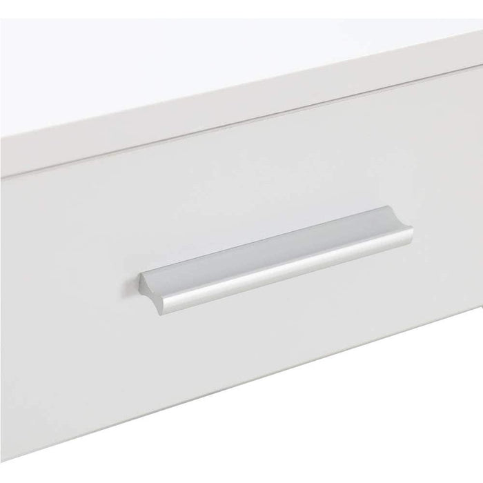 Large Vanity Set with 10 Light Bulbs, 2 Drawers (White)