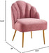 Rose Accent Chair, 26D X 23.5W X 32.25H