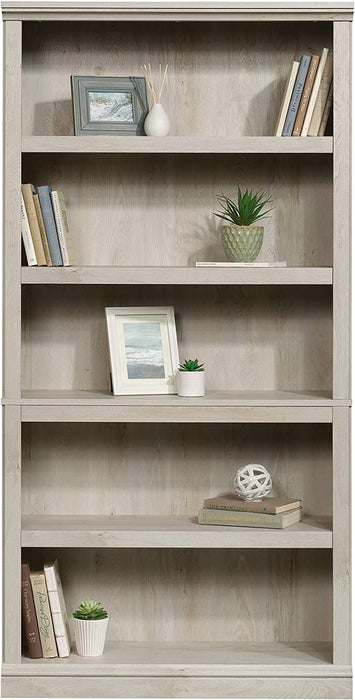 Chalked Chestnut Bookcase with 5 Shelves