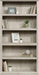 Chalked Chestnut Bookcase with 5 Shelves