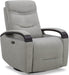 Fabric Power Swivel Glider Rocker Recliner Chair (Light Grey)