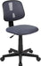 Gray Mesh Swivel Office Chair with Pivot Back