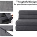Memory Foam Sofa Bed with Washable Cover