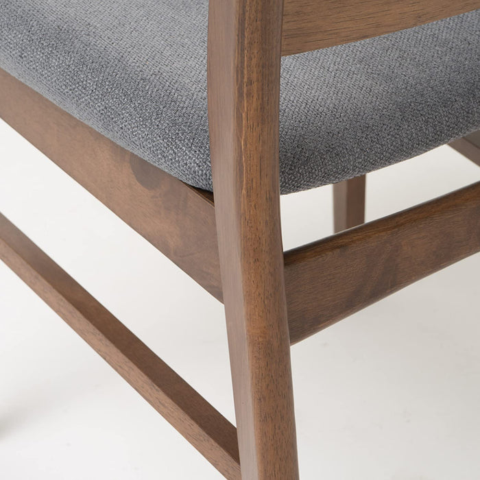 Grey Idalia Walnut Finish Chairs