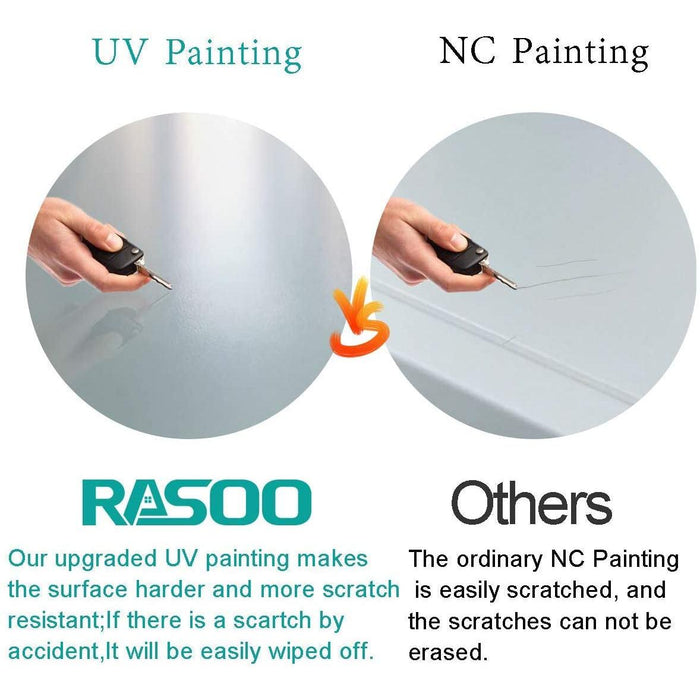 White Buffet Cabinet with 2 Doors and Adjustable Shelf