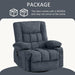 BOSMILLER Massage Swivel Rocker Recliner Chair