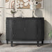 Black Wooden Console Table Sideboard