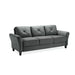 Liston 78.8" round Arm Tufted Sofa