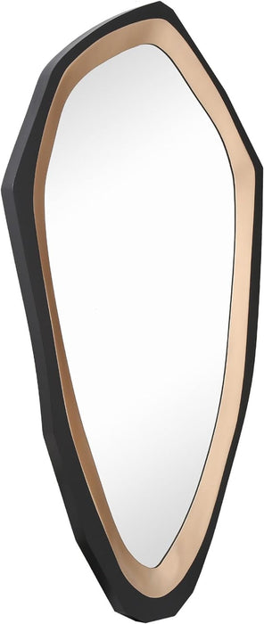 Gold Mirrors for Wall, Bathroom Mirror, Wall Mirrors Decorative, Wall-Mounted Mirrors for Hallway, Living Room and Bedroom, 47.2" H