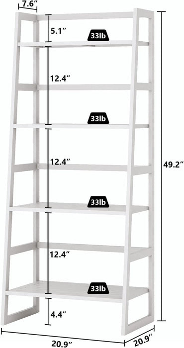 4-Tier Bamboo Bookcase for Organized Living Space