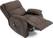 Lindale Massage Recliner, Brown + Black